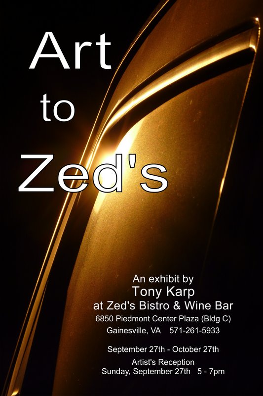 Art to Zed's - an exhibit by Tony Karp - by Tony Karp