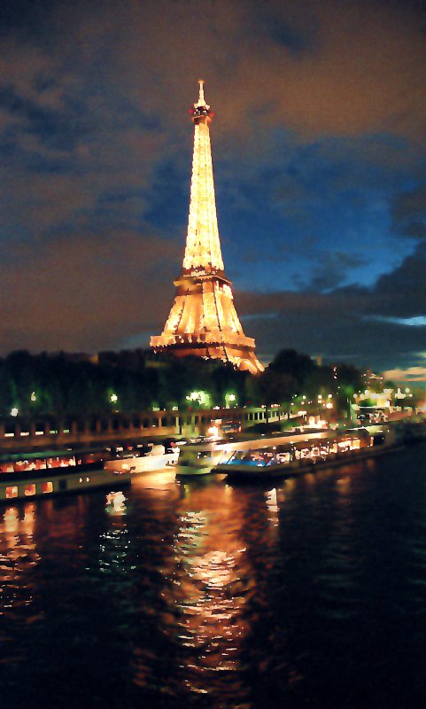 Night on the Seine - by Tony Karp