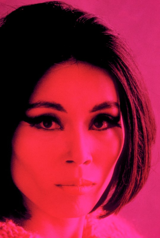 Face in shades of red - by Tony Karp
