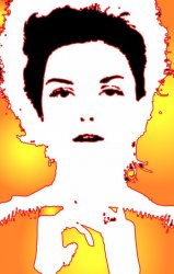 Portrait of Donna Mitchell - by Tony Karp